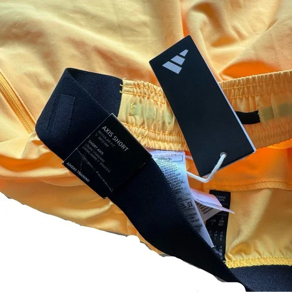 Adidas NWT Men’s Yellow Performance Shorts | NWT Activewear - Picture 3 of 3